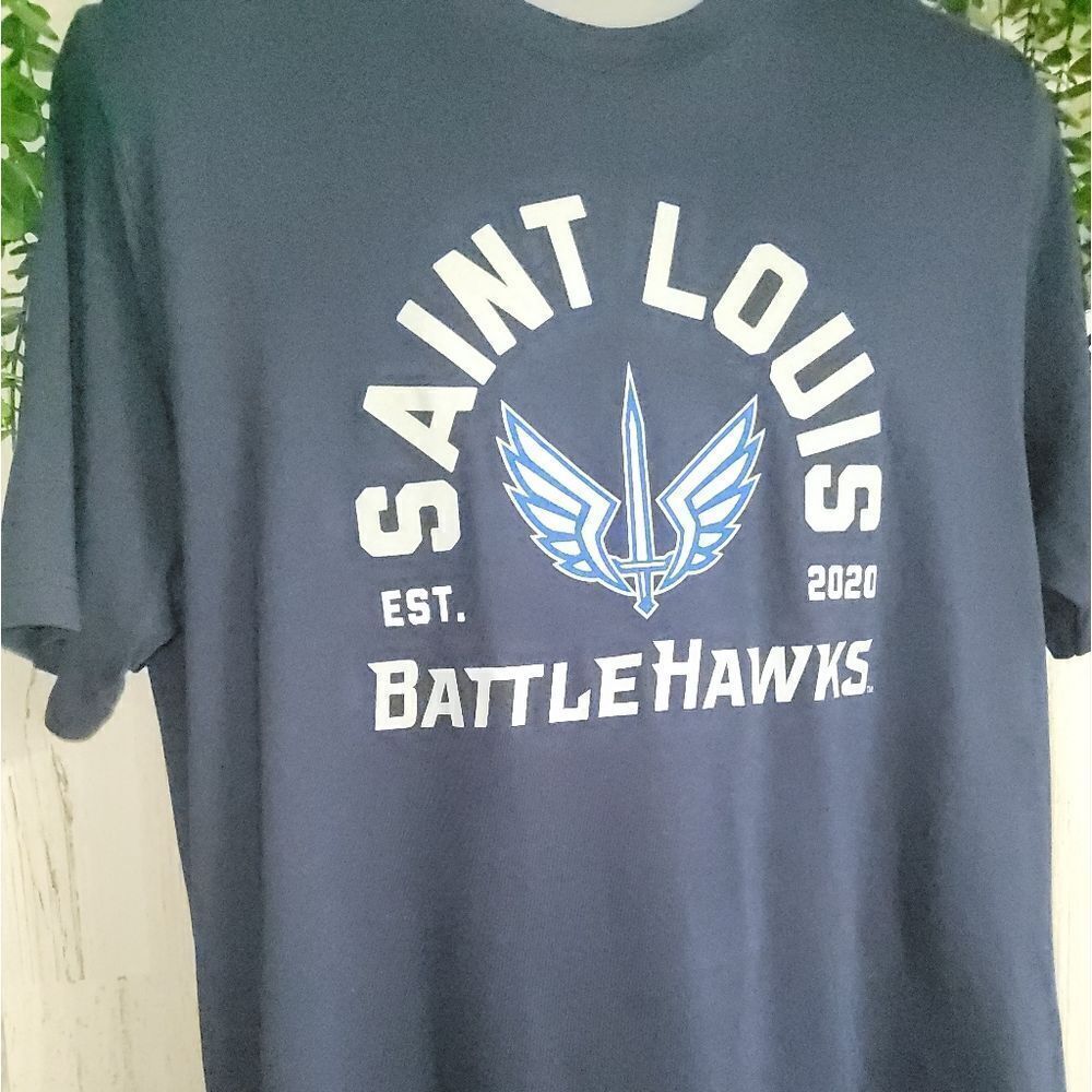 ST LOUIS BATTLEHAWKS T-SHIRT Official Wear - Picture 4 of 6